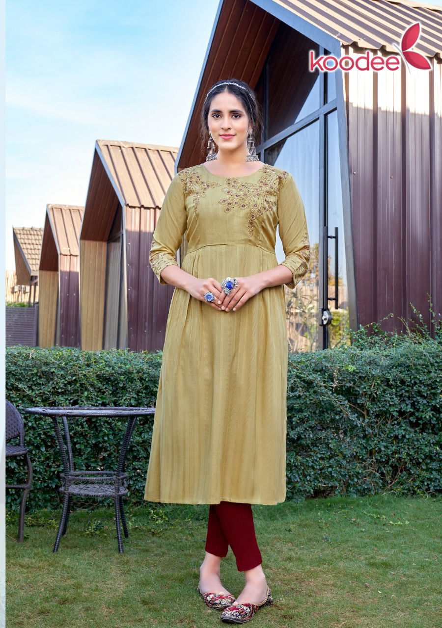  Koodee Morni vol 1 Heavy Work Festive Wear Wholesale Designer Kurtis Catalog